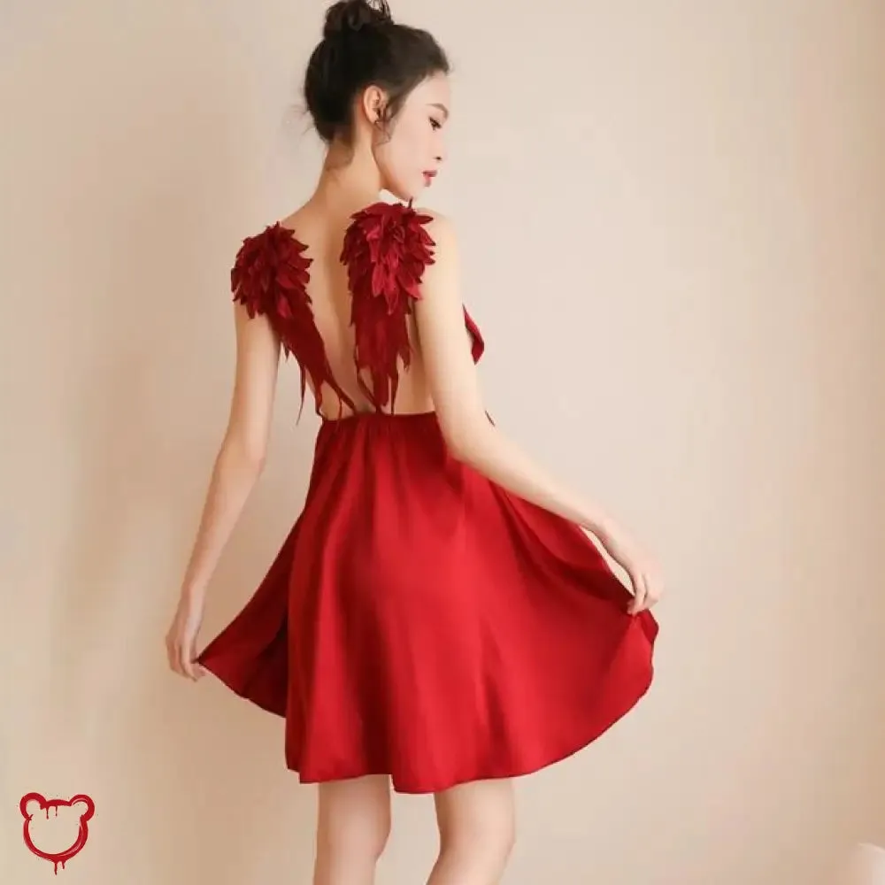 Gothic Satin Night Dress