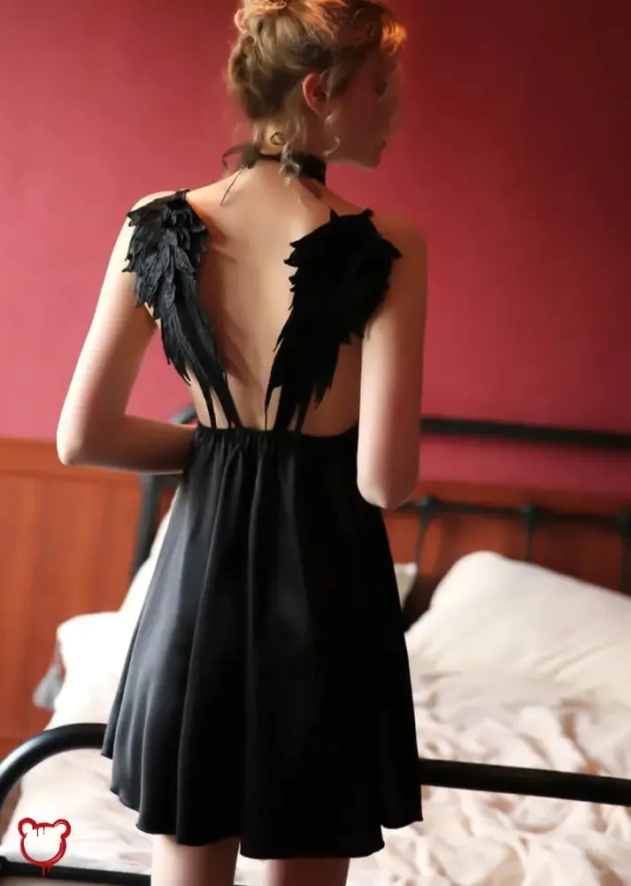 Gothic Satin Night Dress