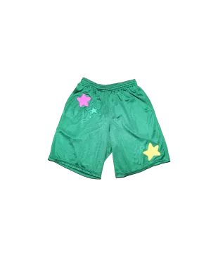 Green Basketball Short