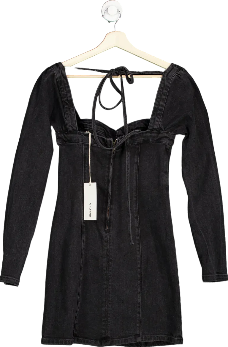 GRLFRND Black Amina Dress S