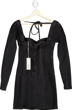 GRLFRND Black Amina Dress S