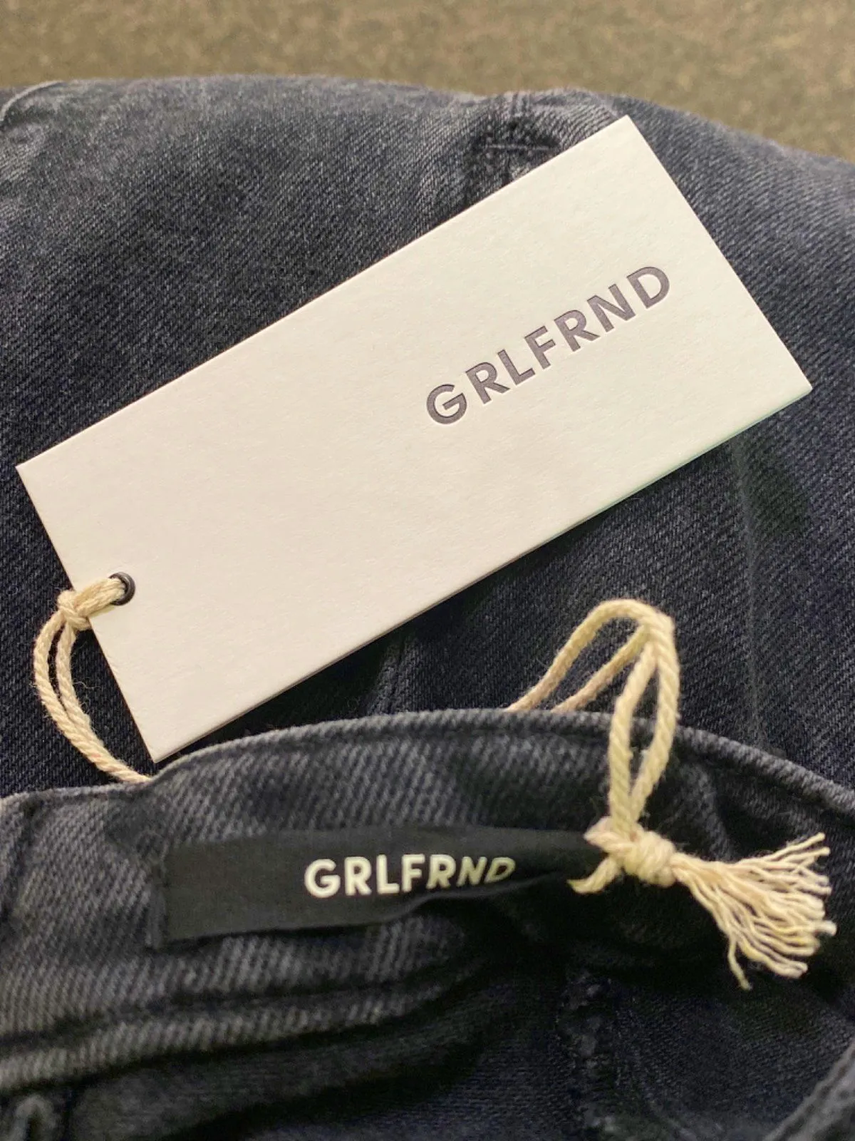 GRLFRND Black Amina Dress S