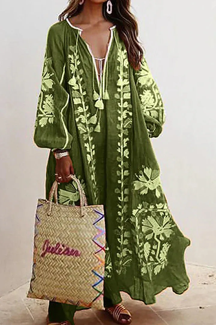Hallie - Oversized casual dress with long sleeves