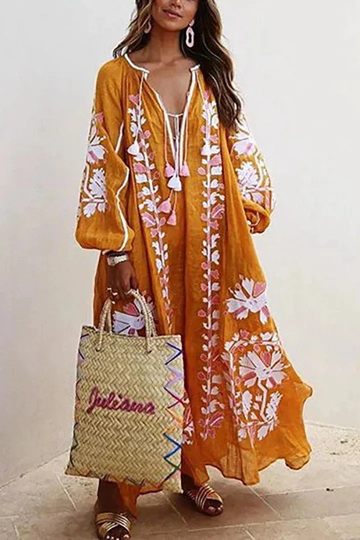 Hallie - Oversized casual dress with long sleeves