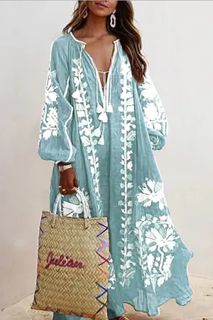 Hallie - Oversized casual dress with long sleeves
