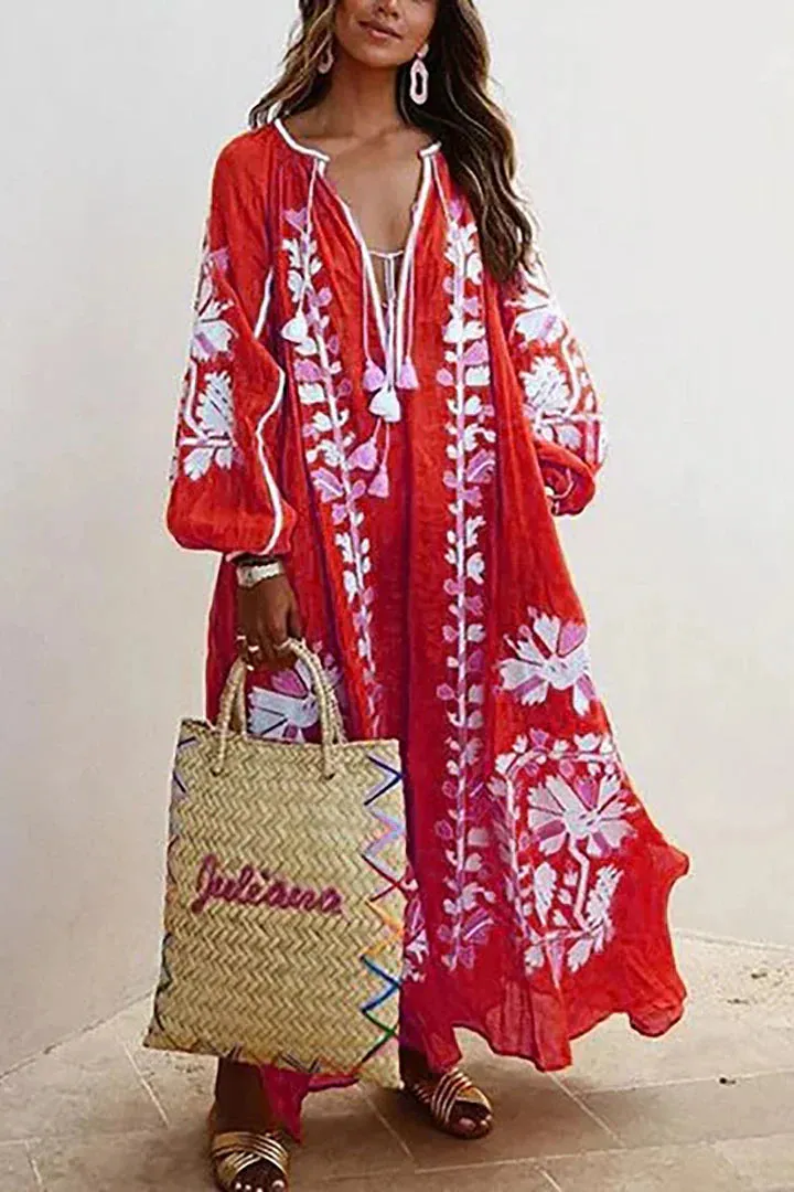 Hallie - Oversized casual dress with long sleeves