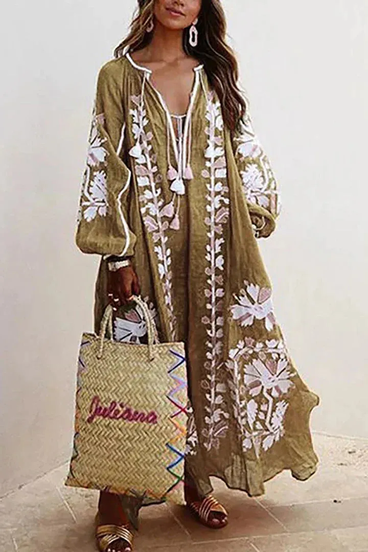 Hallie - Oversized casual dress with long sleeves