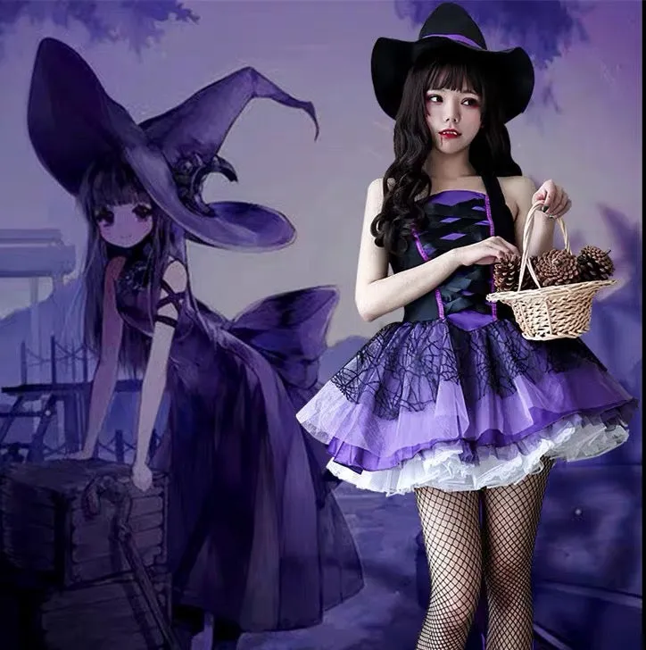 Halloween cos vampire costume （3 pieces）KF82305