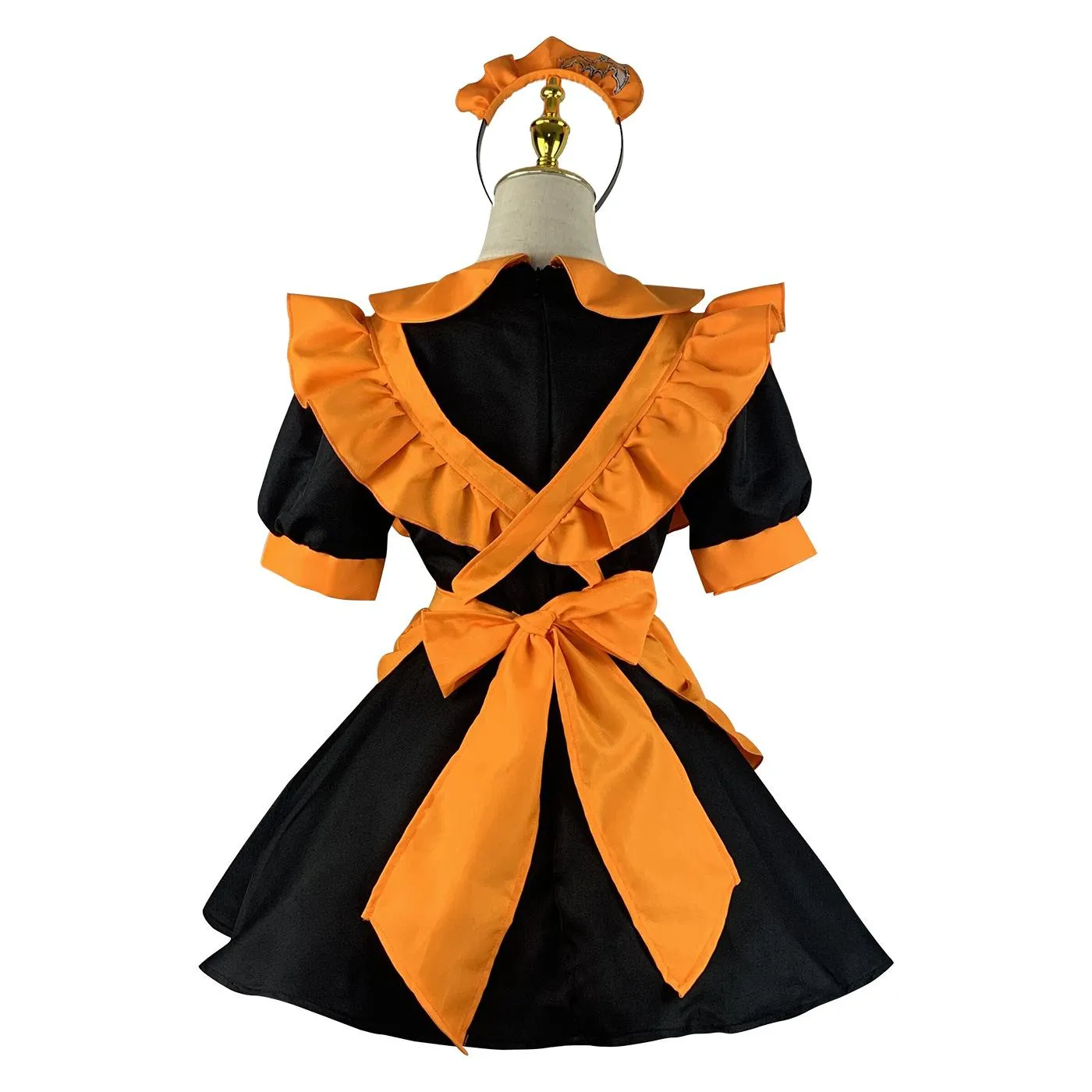 Halloween Pumpkin Maid Dress yc24787
