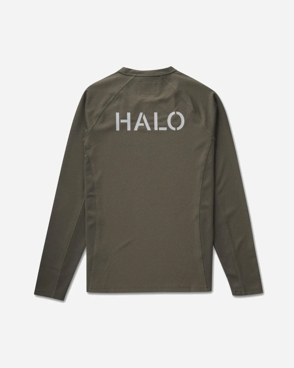 Halo Training L/S Tee - Major Brown