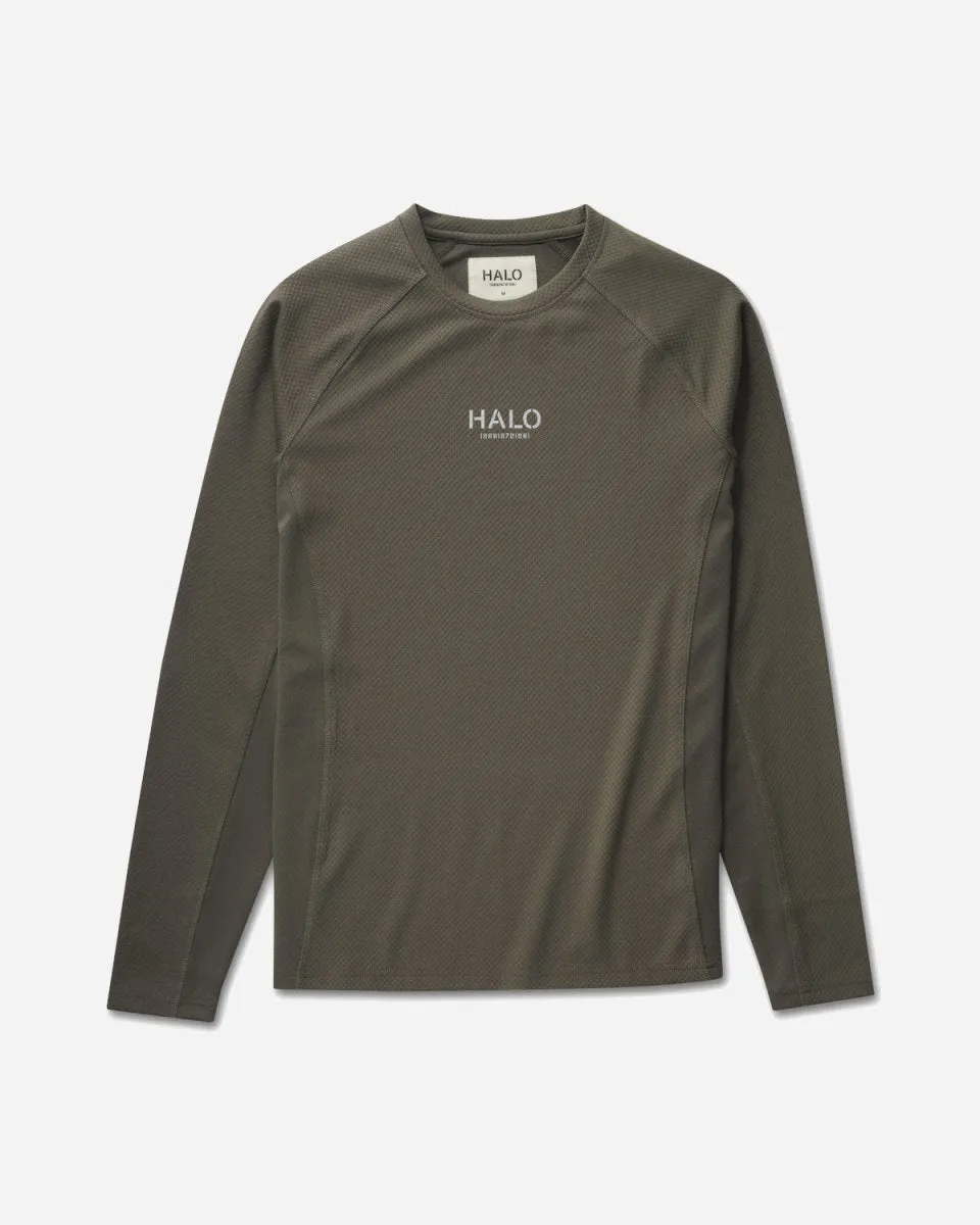 Halo Training L/S Tee - Major Brown