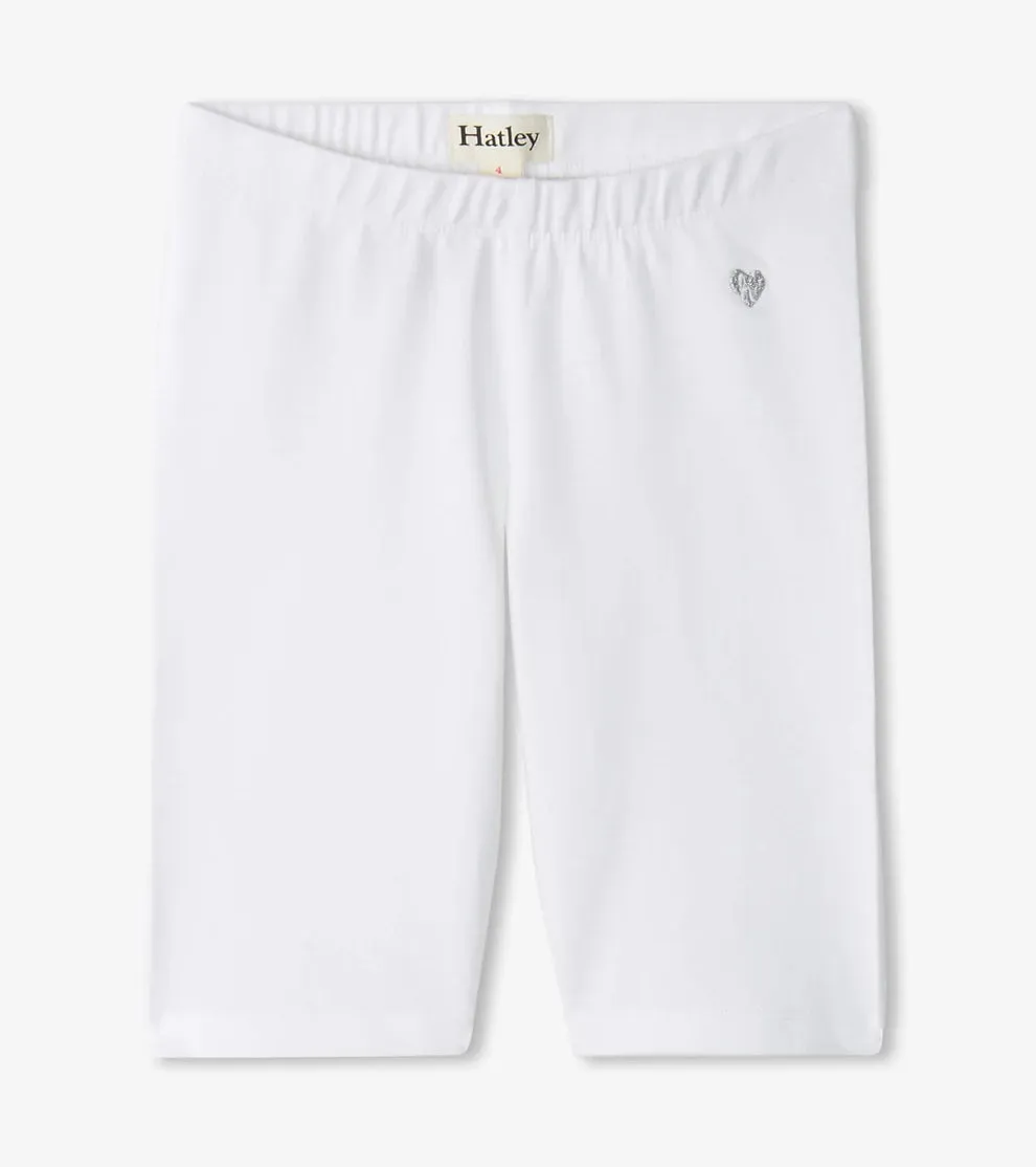 Hatley Bike Shorts - White