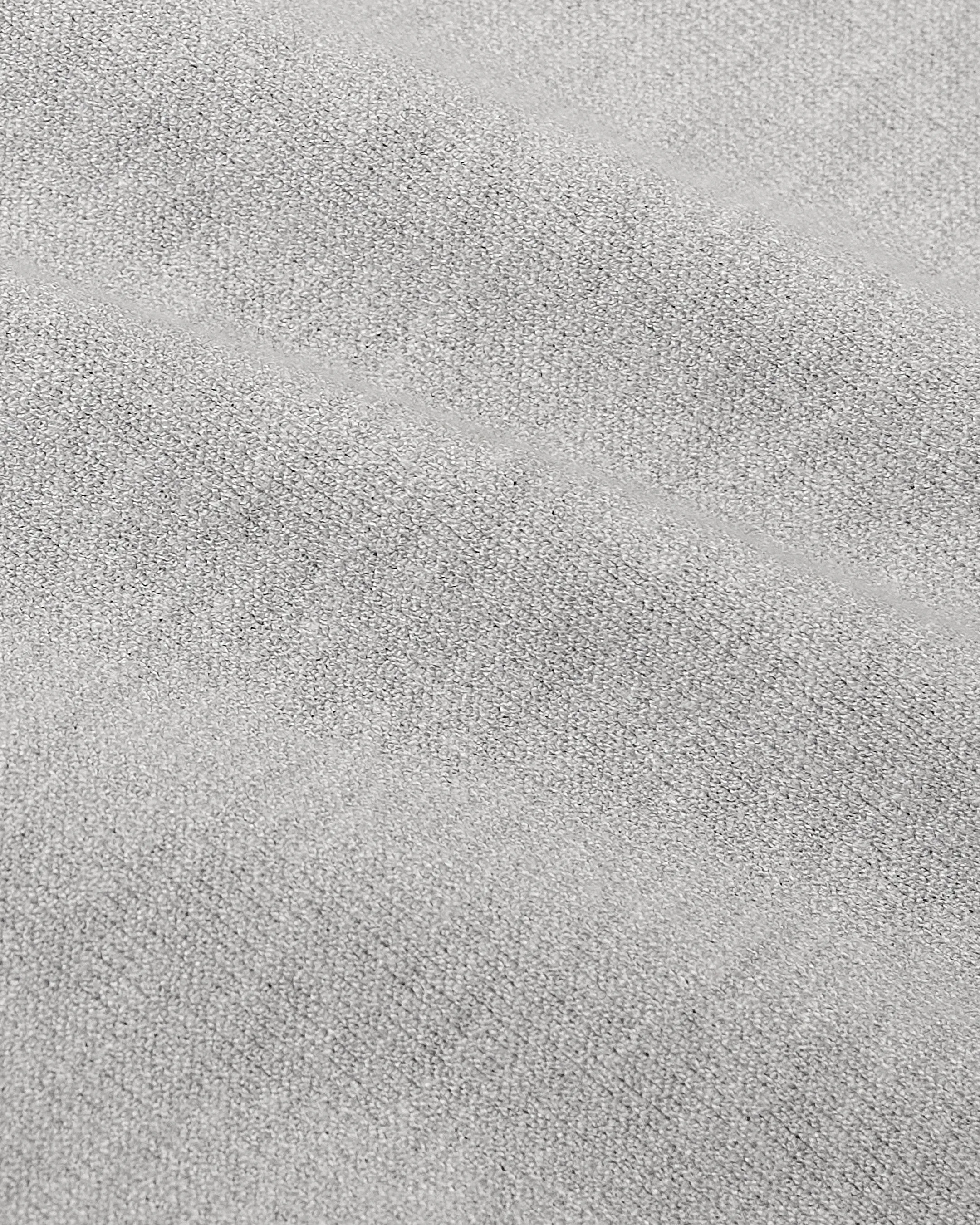 Heather Gray Short Sleeve Sweater Polo 2.0