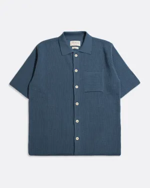 Heitor Knit Shirt - Aegean Blue