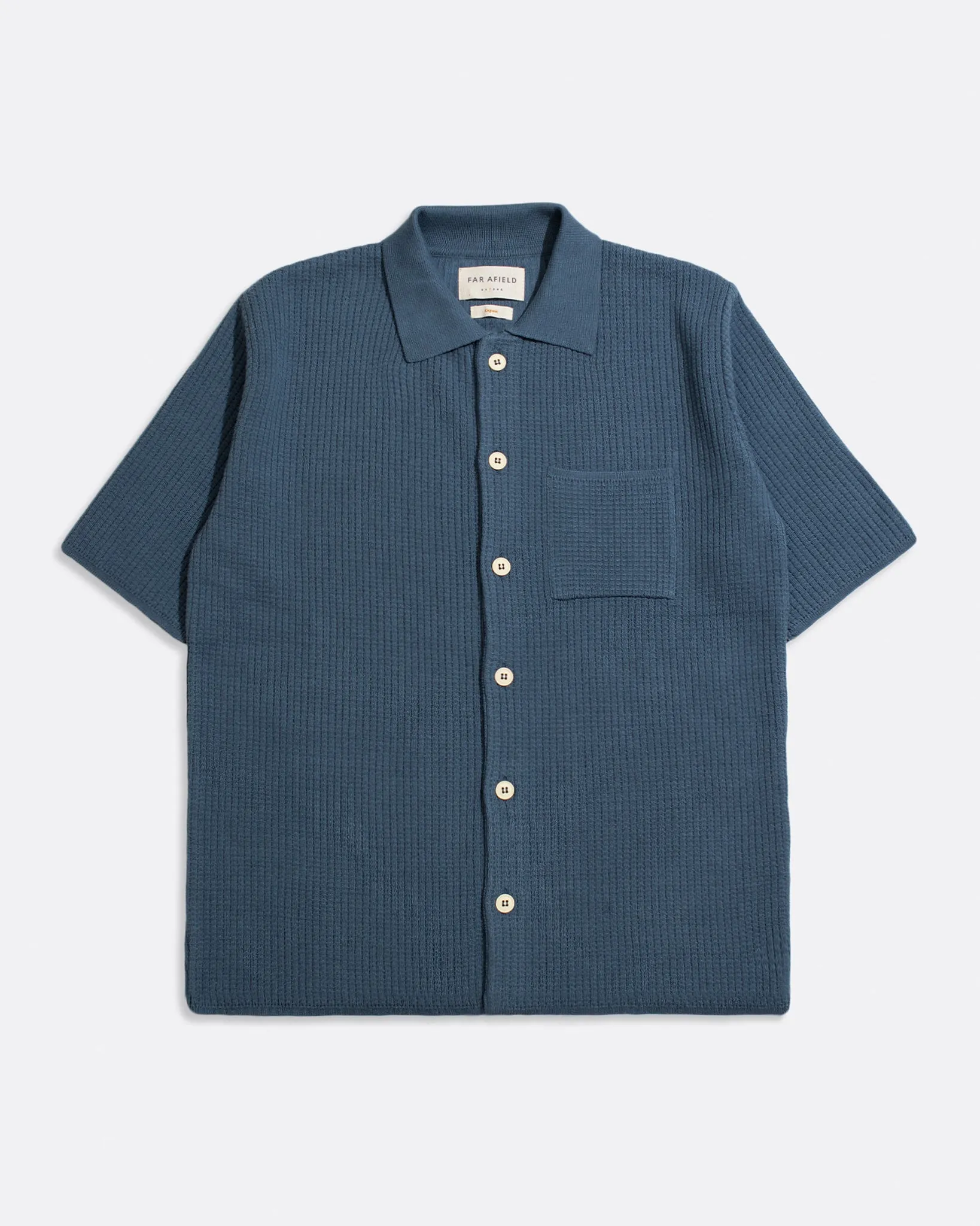 Heitor Knit Shirt - Aegean Blue