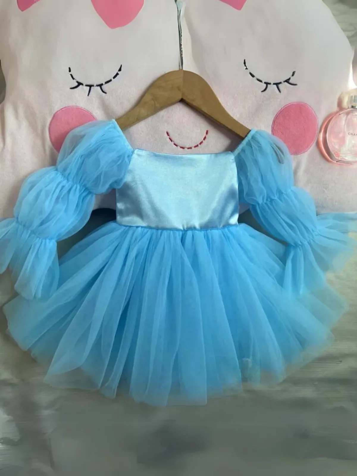 Here To Impress Storybook Princess Inspired Statement Sleeve Tulle Dress