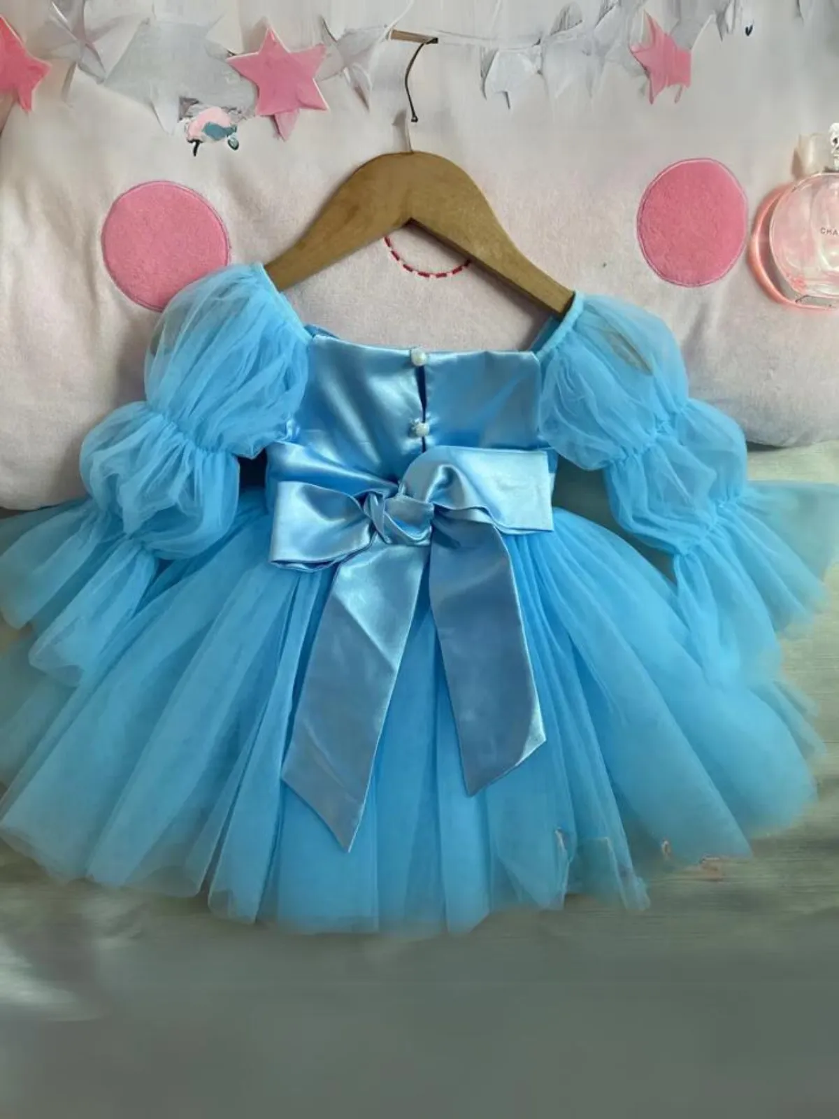 Here To Impress Storybook Princess Inspired Statement Sleeve Tulle Dress