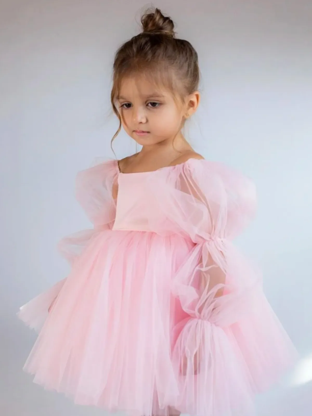 Here To Impress Storybook Princess Inspired Statement Sleeve Tulle Dress