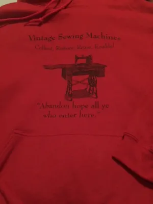 Hoodie Sweatshirt - Antique Cherry Size L