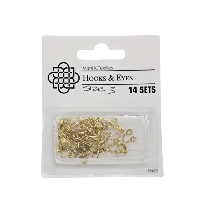 Hook & Eye Size 3