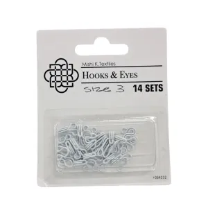 Hook & Eye Size 3