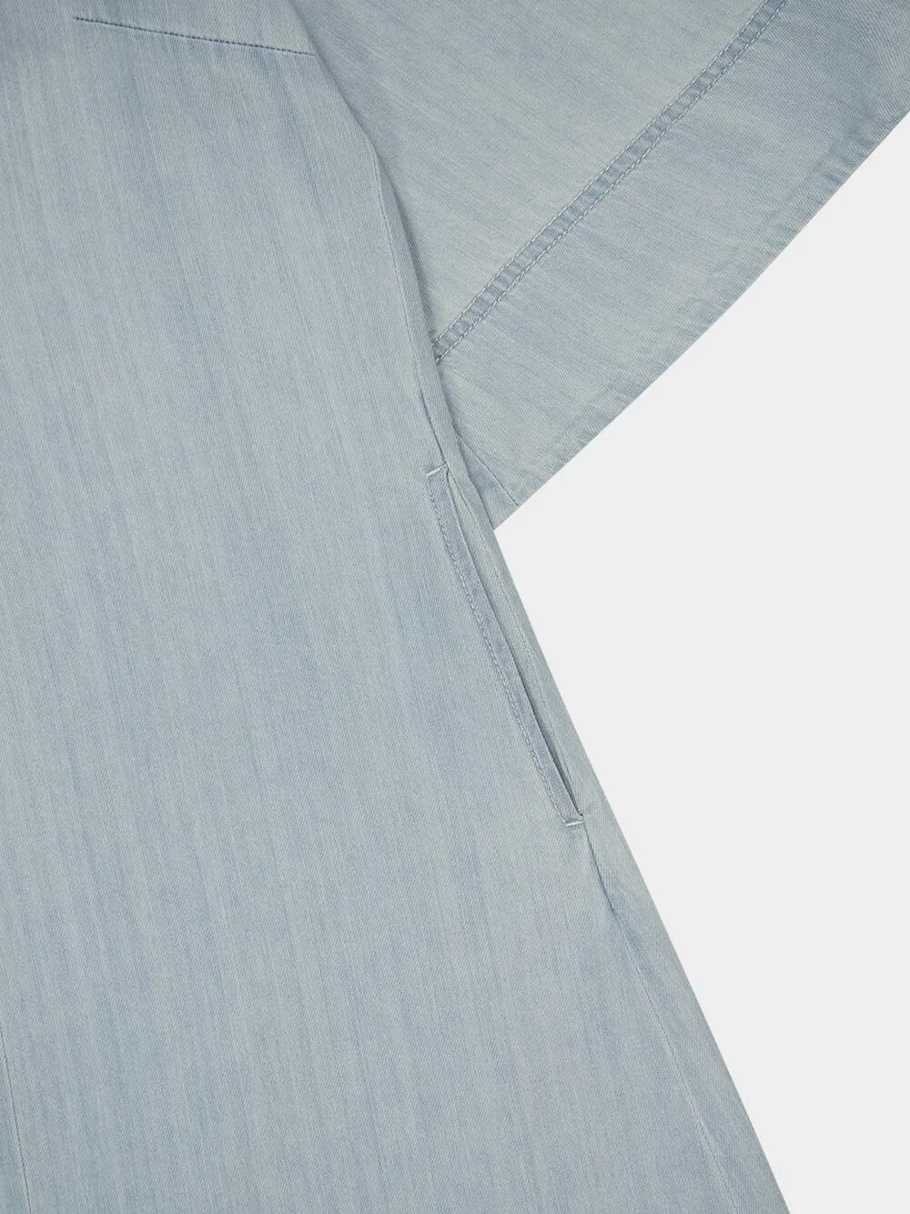 Ice Storm Acacia Denim Midi Dress