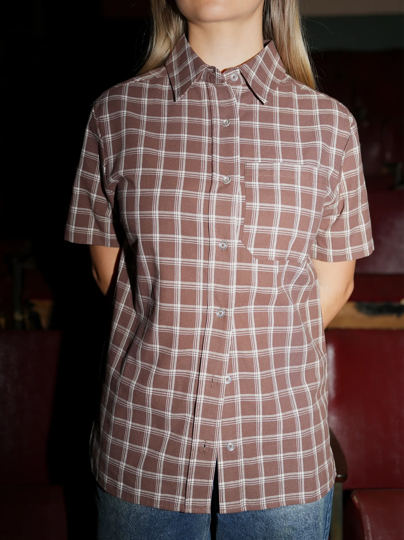 Indi Shirt - Brown Check