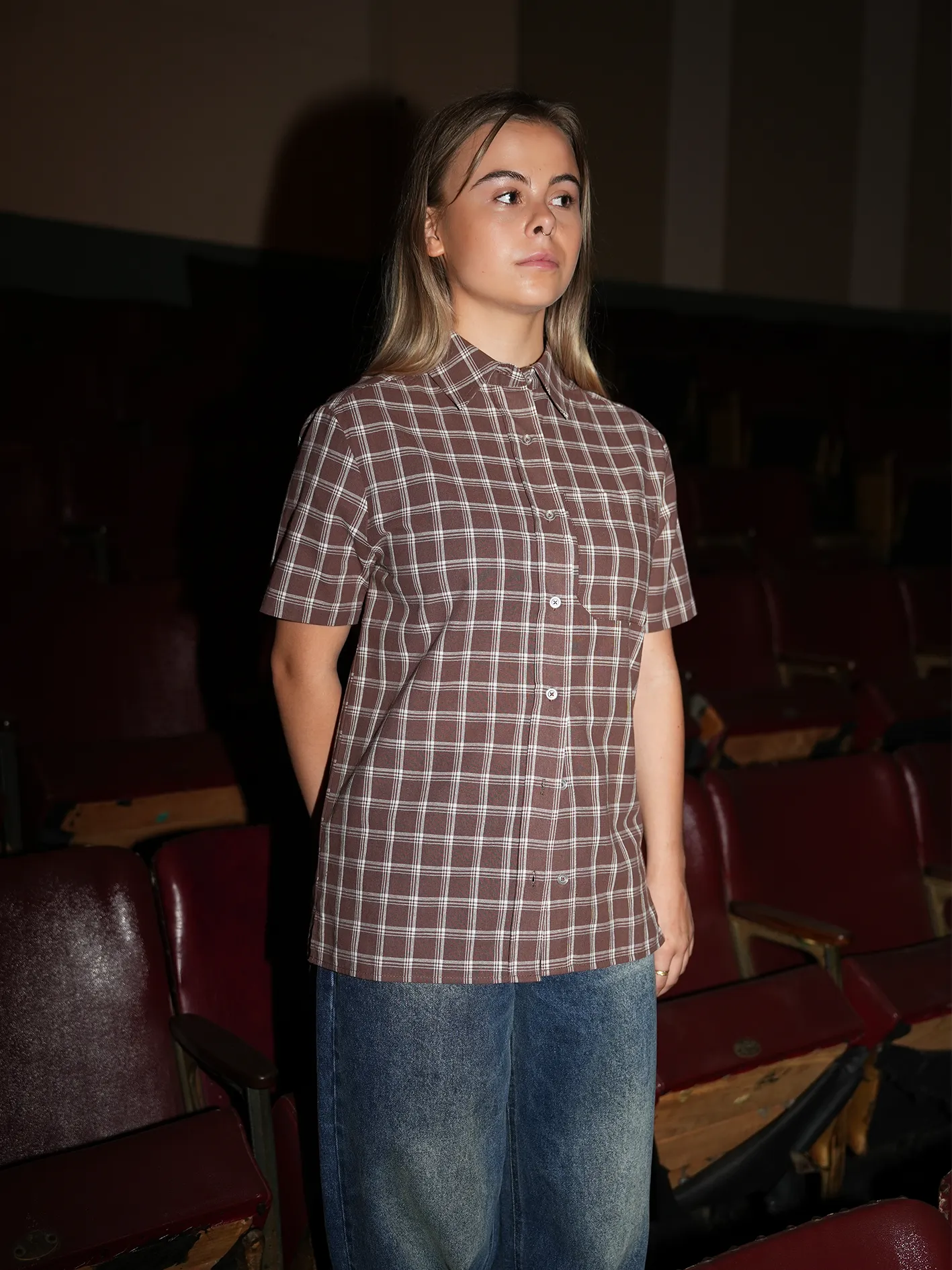 Indi Shirt - Brown Check