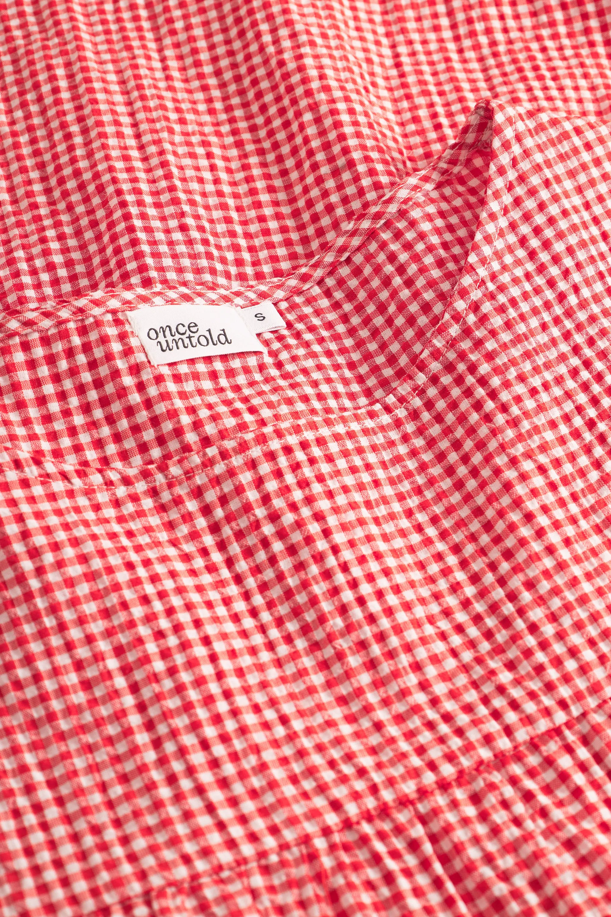 Indiana Dress - Poppy Red Checked