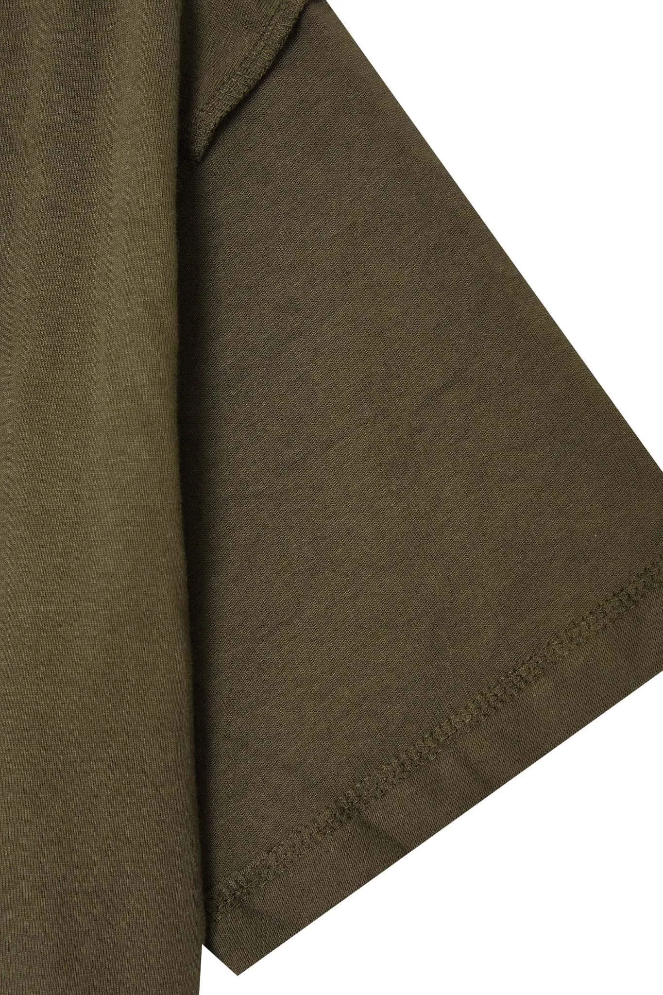 INSIDE OUT TOPSHELF TEE IN OLIVE