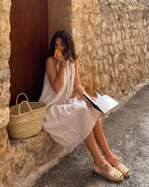 Ipanema - Linen Dress in Beige