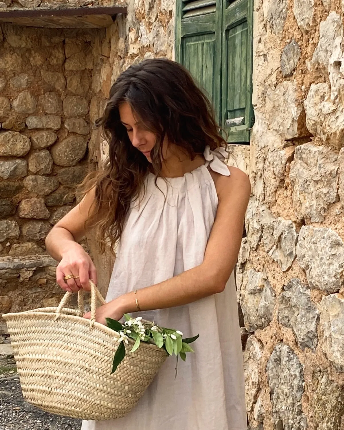 Ipanema - Linen Dress in Beige