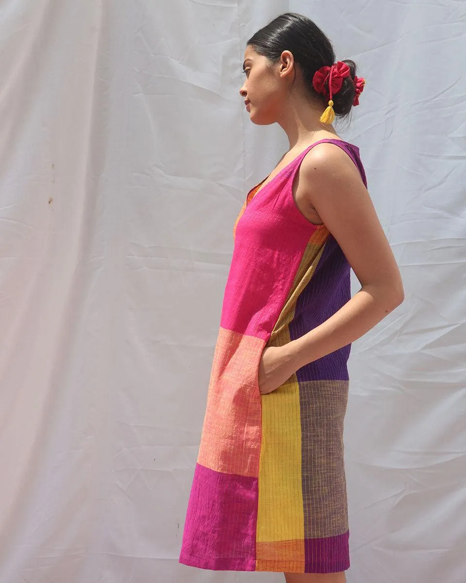 Iris Handwoven Cotton Dress - RC