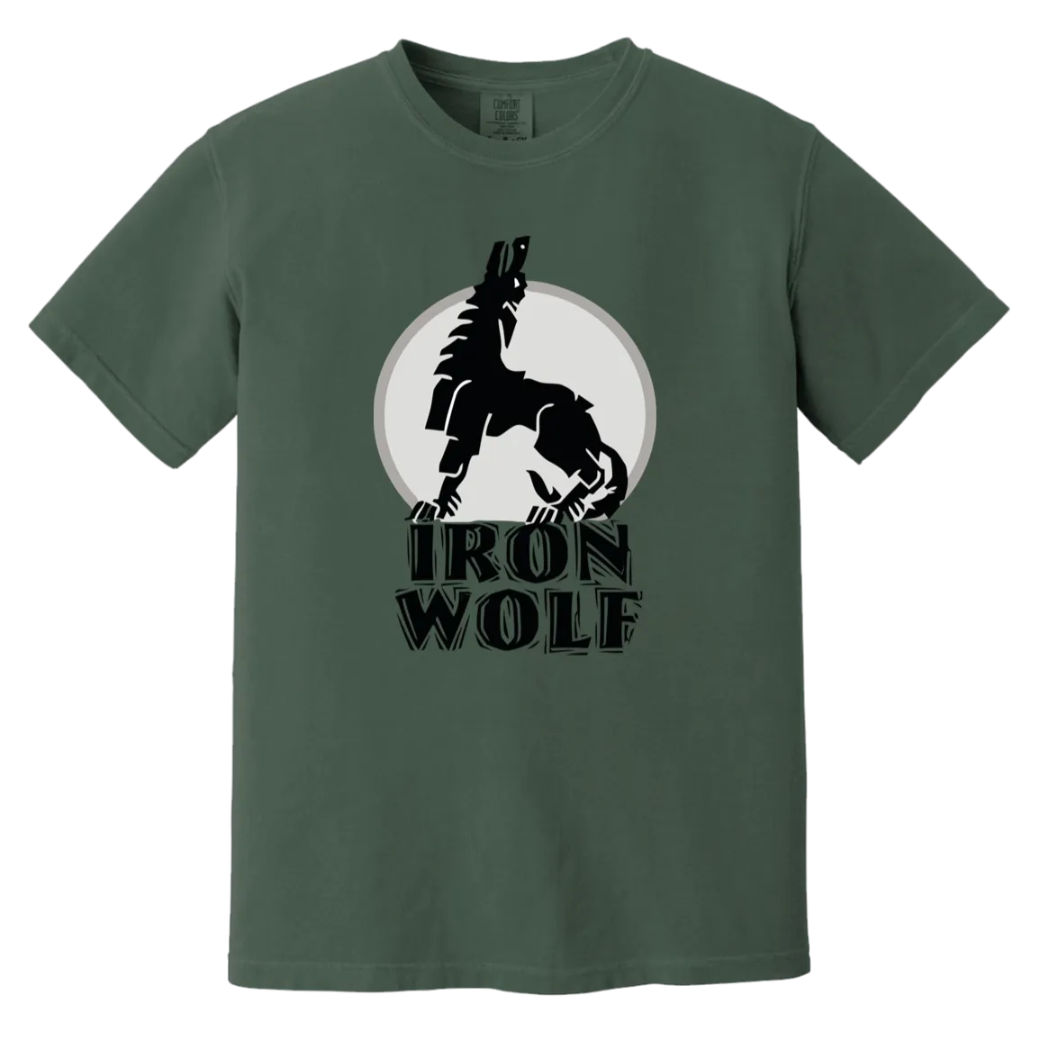Iron Wolf LT - Men/Women Unisex Soft-Washed Comfort Cotton Short Sleeve T-Shirt