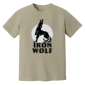 Iron Wolf LT - Men/Women Unisex Soft-Washed Comfort Cotton Short Sleeve T-Shirt