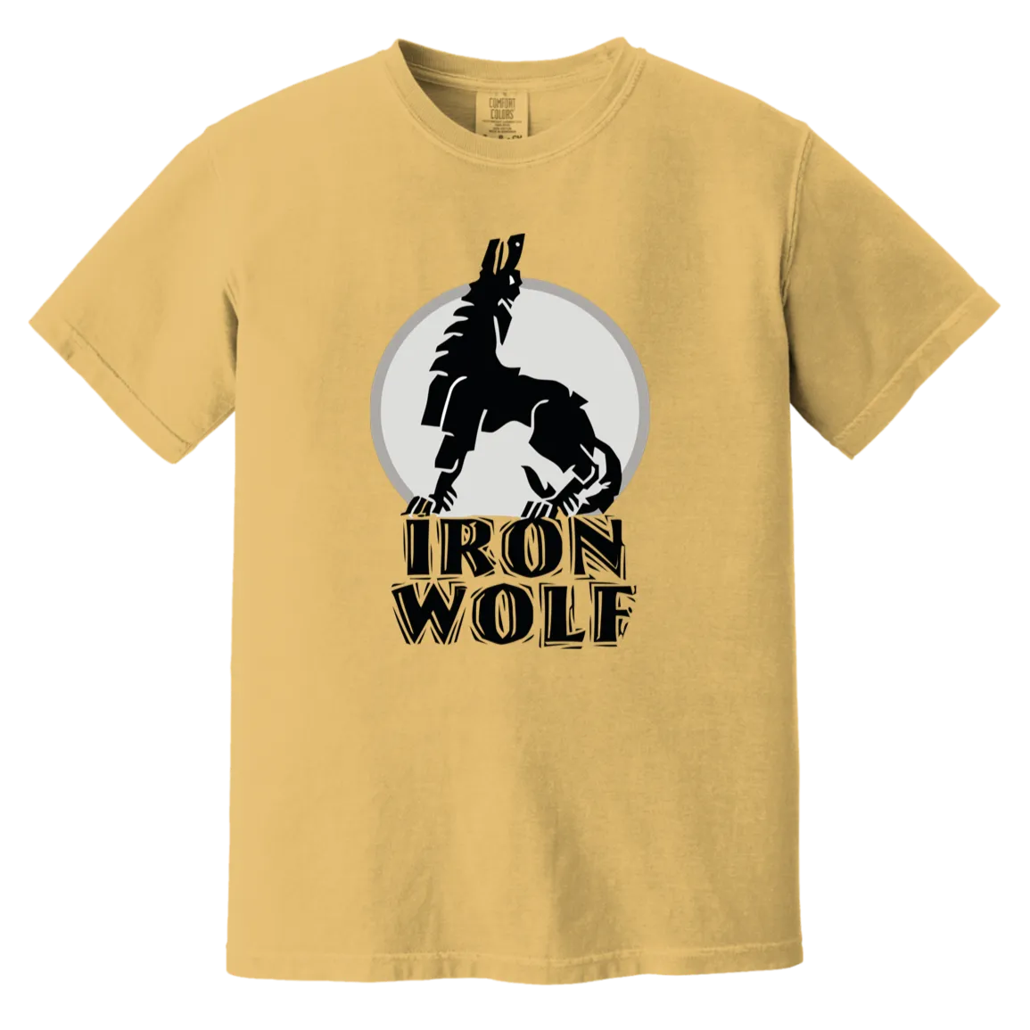Iron Wolf LT - Men/Women Unisex Soft-Washed Comfort Cotton Short Sleeve T-Shirt