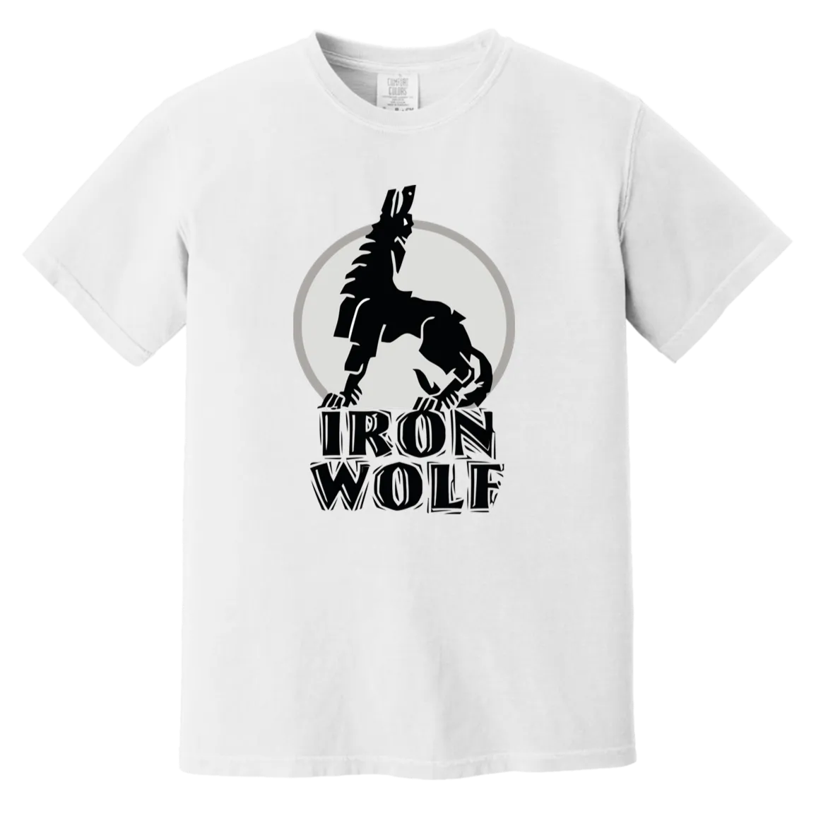 Iron Wolf LT - Men/Women Unisex Soft-Washed Comfort Cotton Short Sleeve T-Shirt
