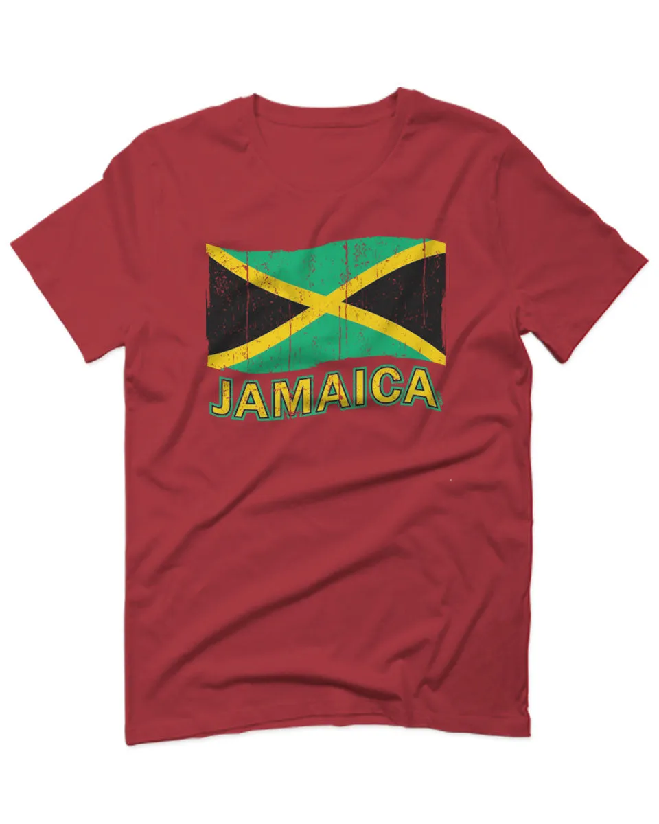 Jamaica Tee Jamaican National Country Flag Tee Carribean For men T Shirt