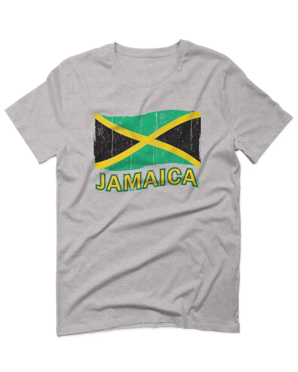 Jamaica Tee Jamaican National Country Flag Tee Carribean For men T Shirt
