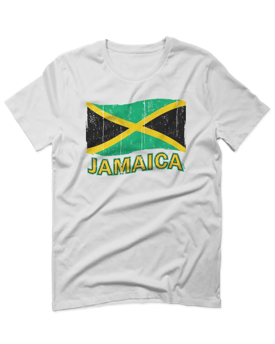 Jamaica Tee Jamaican National Country Flag Tee Carribean For men T Shirt