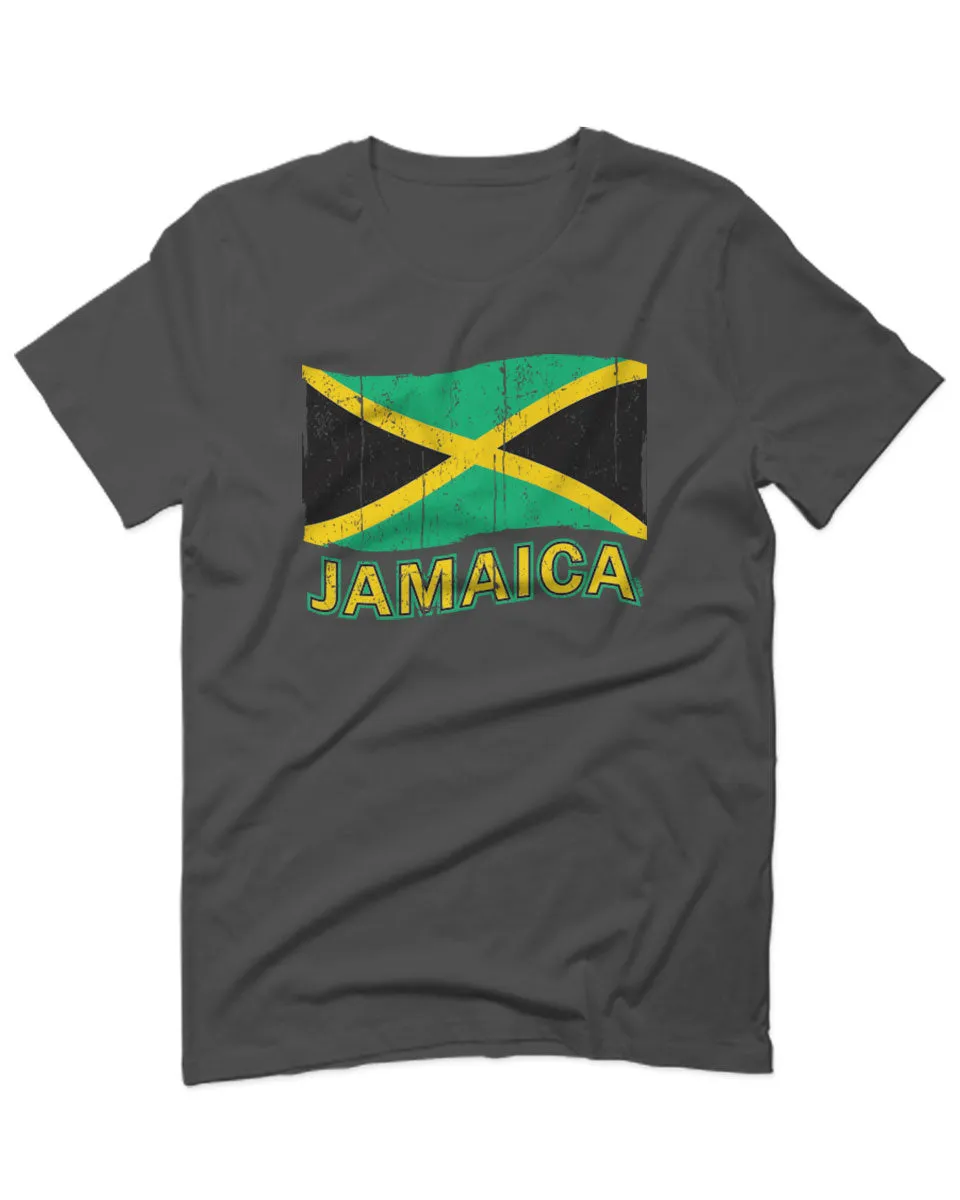 Jamaica Tee Jamaican National Country Flag Tee Carribean For men T Shirt