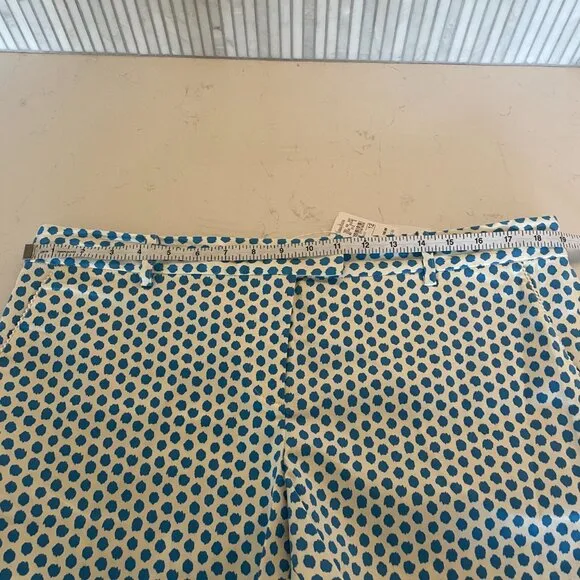 JB by Julie Brown‎  Bright Blue Polka Dot Shorts, Ikat Dot, 202, Size 12, NWT