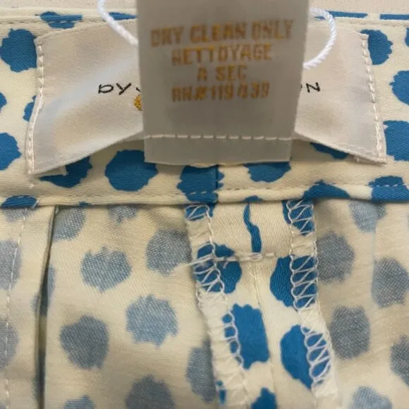 JB by Julie Brown‎  Bright Blue Polka Dot Shorts, Ikat Dot, 202, Size 12, NWT