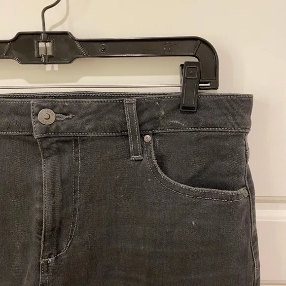 Joe’s Jeans Lisbeth Raw Hem Denim Shorts. Black. Size W 30. Streetwear. Cute.
