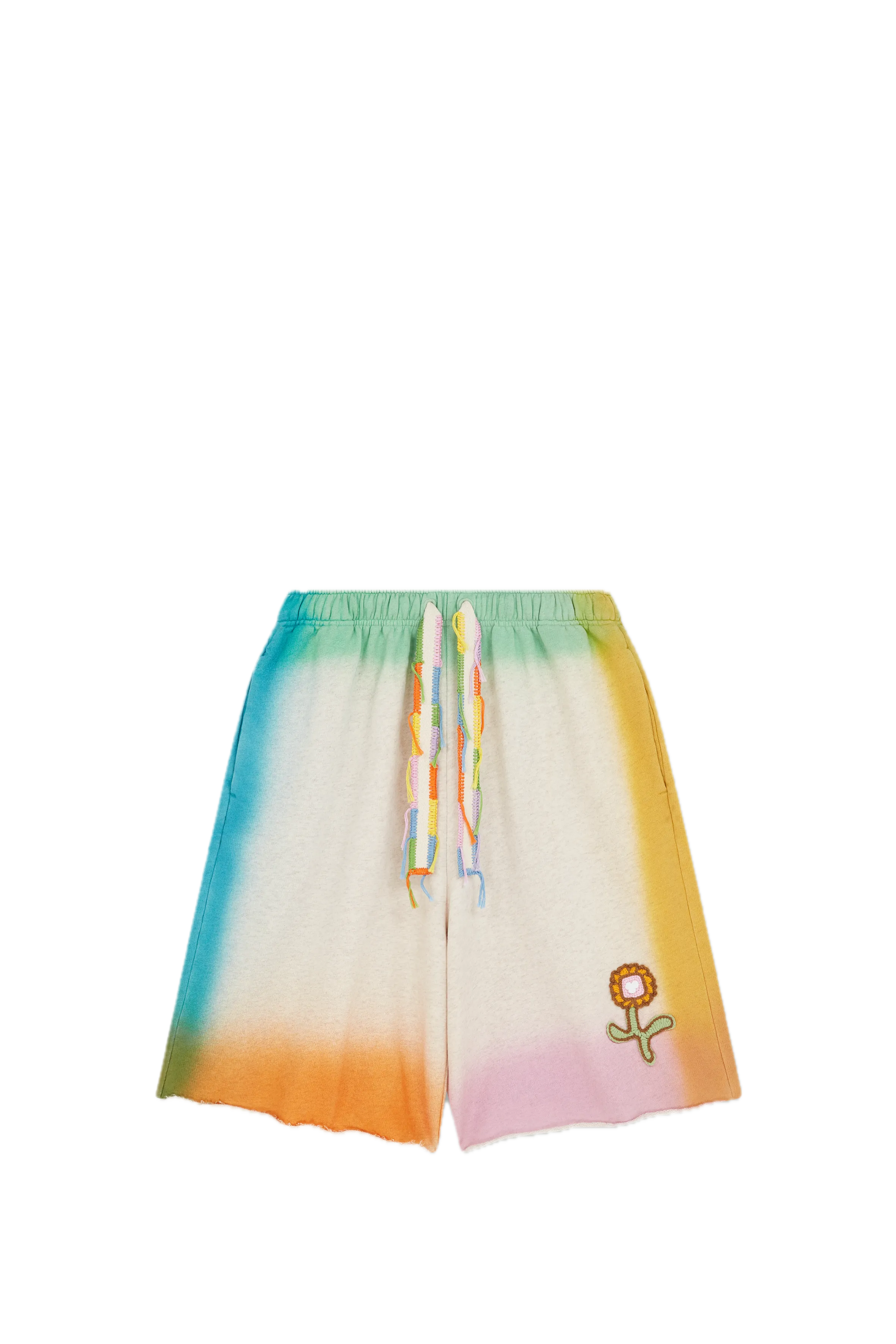 Jogging Shorts With Dyed Seams