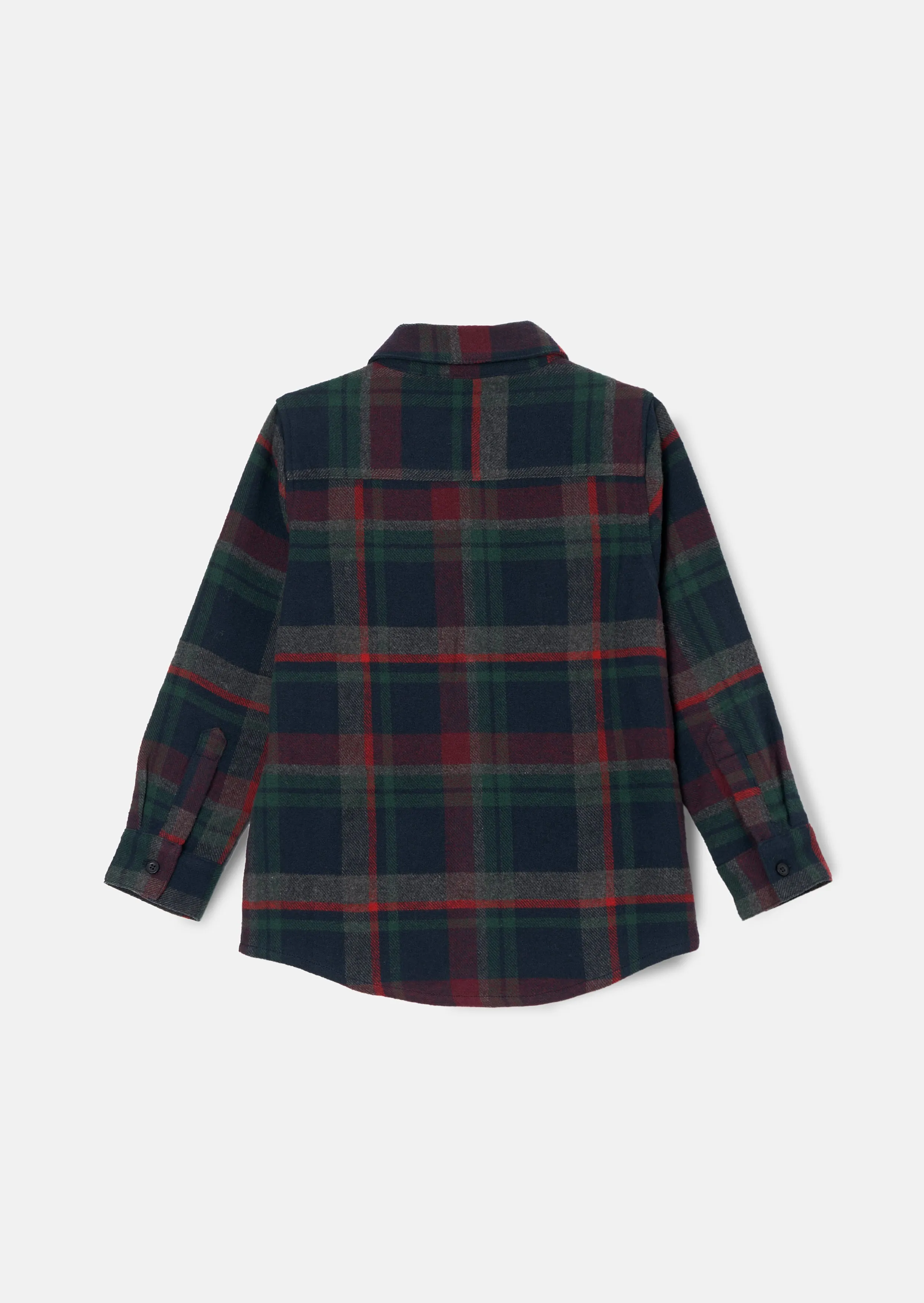 Joseph Red Brushed Check Shirt With Bow Tie