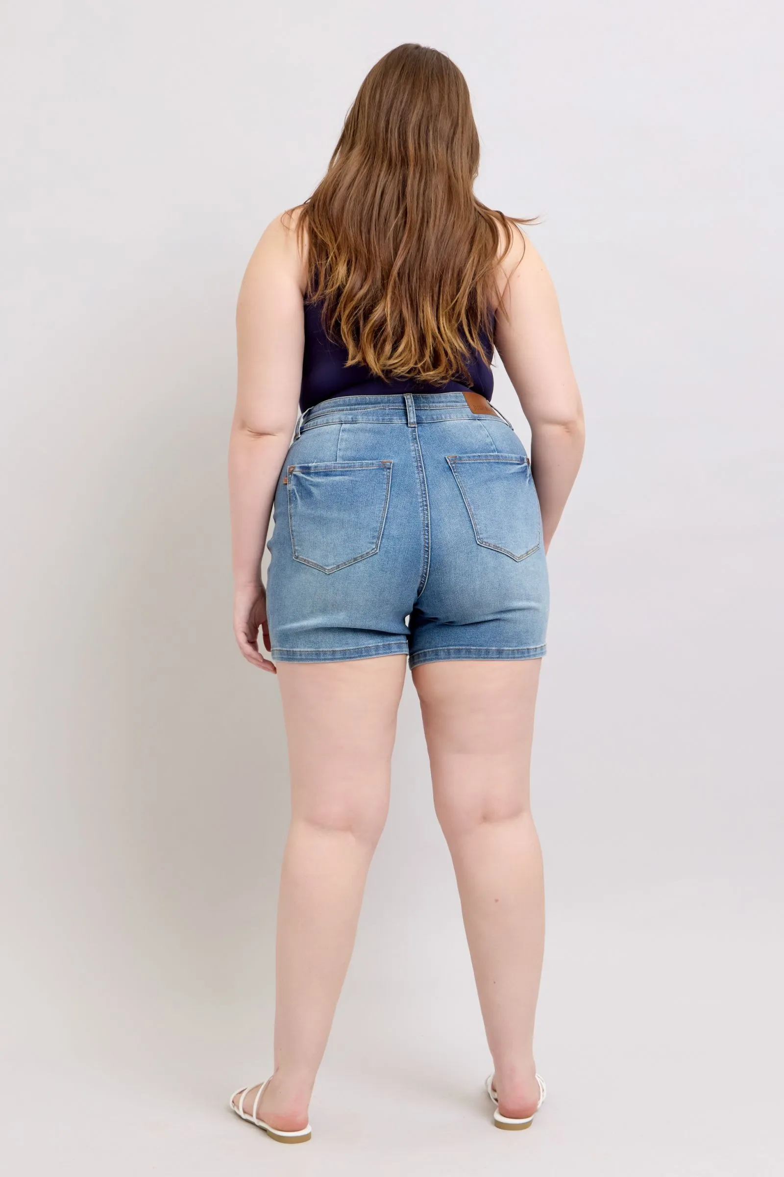 Judy Blue Tummy Control Cooling Denim Shorts