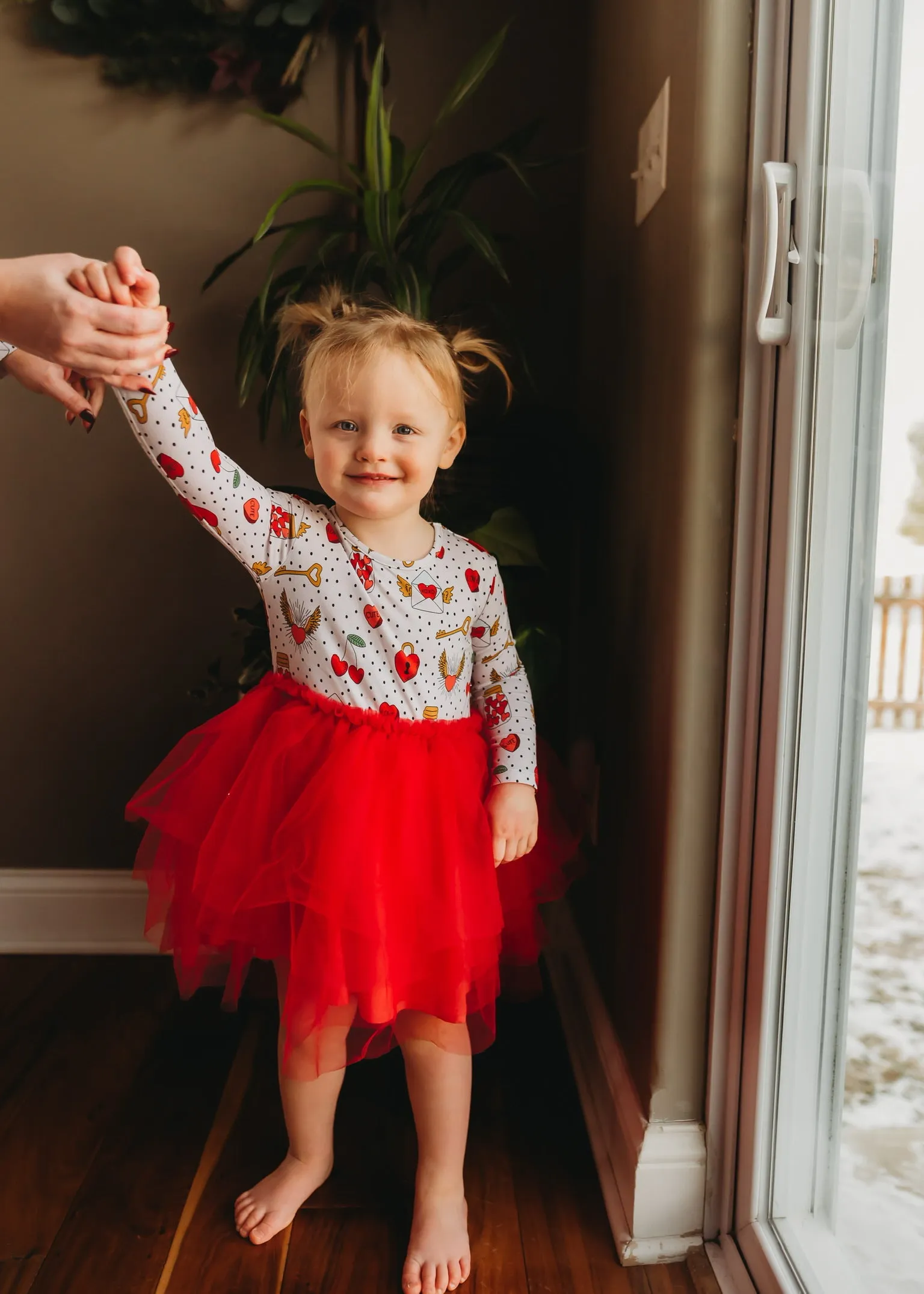 Kiki   Lulu Valentine's Day Vintage Hearts Toddler Dress