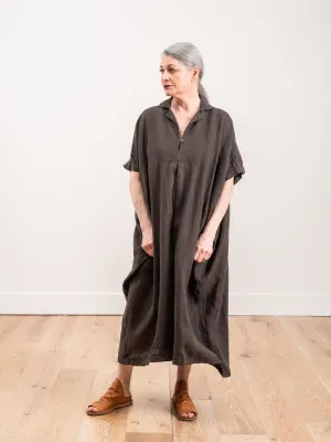 kite dress - charcoal