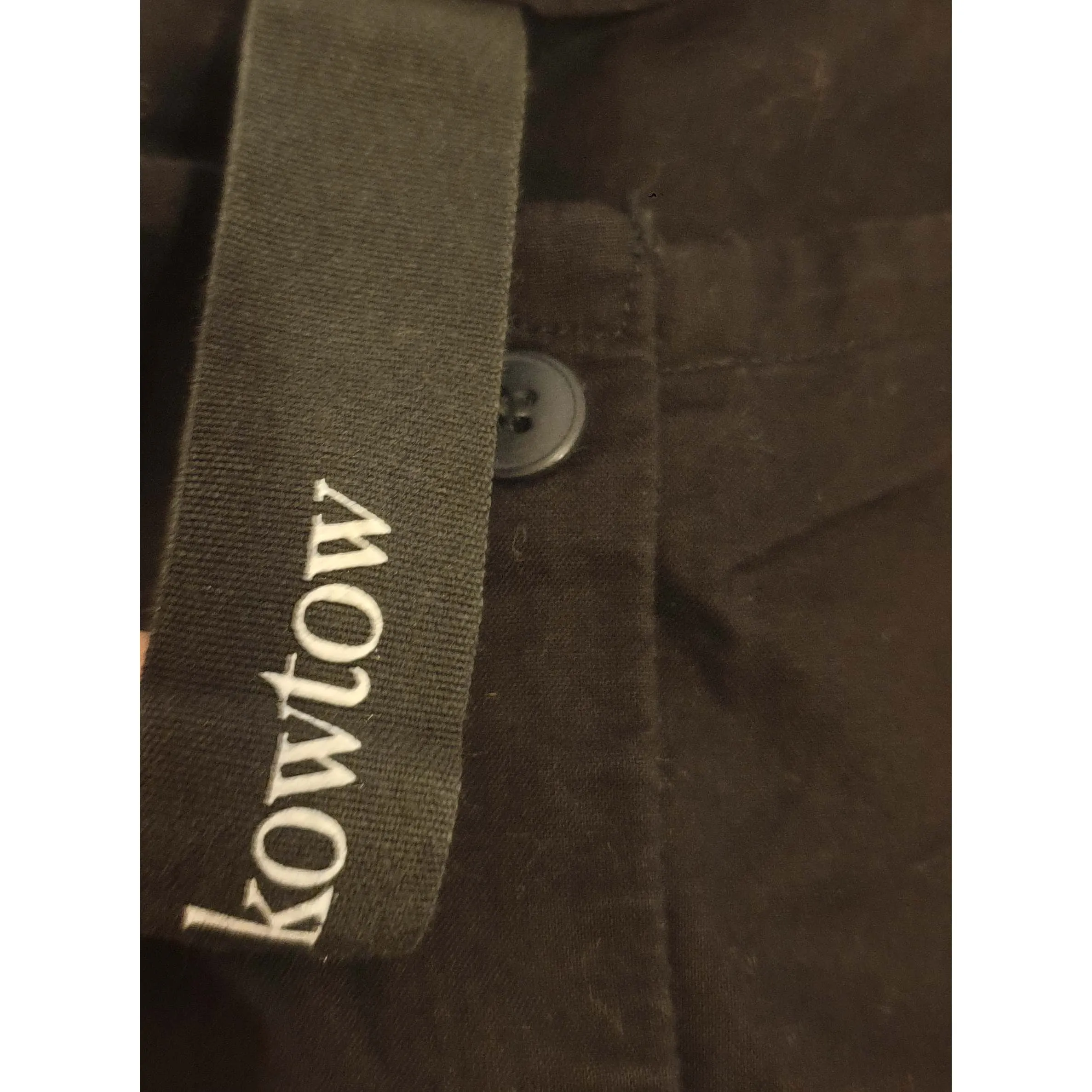 Kowtow preloved black 100% organic cotton dress size XS (best fits size 8)